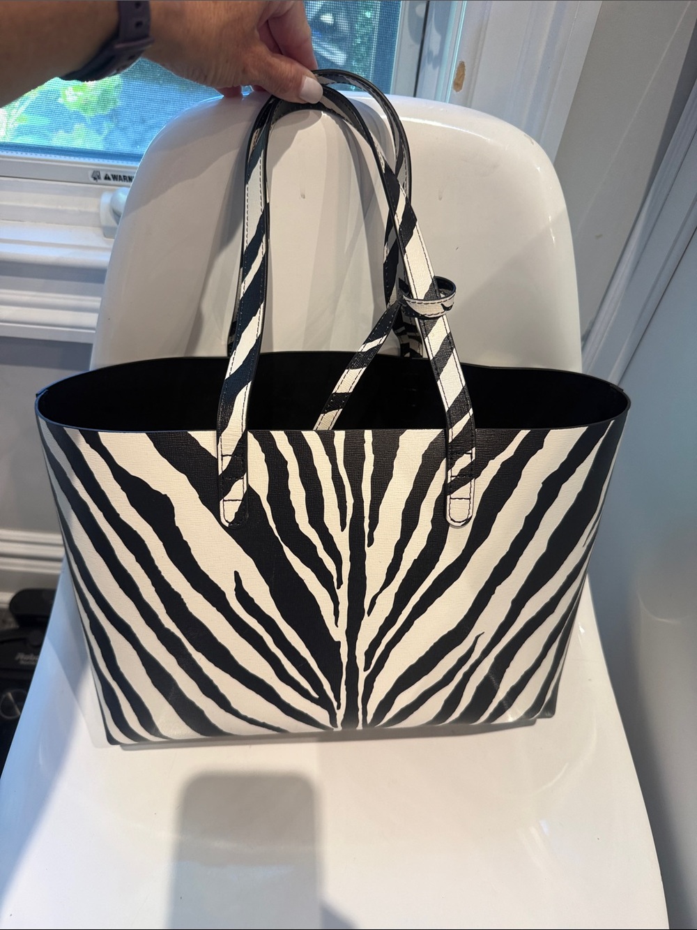 BRAND NEW WITHOUT TAGS MANSUR GAVRIEL Zebra leather Tote Bag